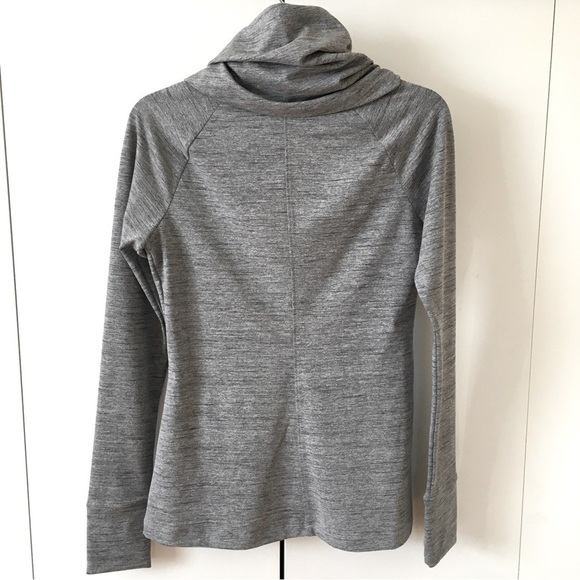 Spyder Grey Cowl Neck Pullover Athletic Sweatshirt - Picture 2 of 12